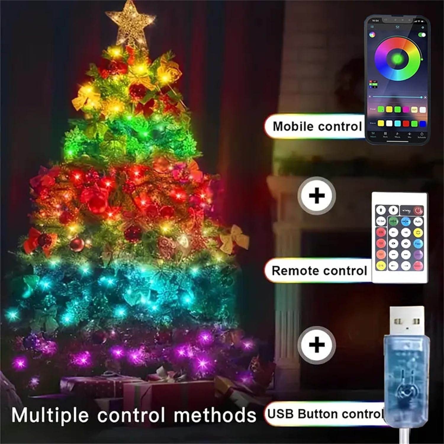 Home Decor Free App - Led Fairy Light Strip Christmas Lights