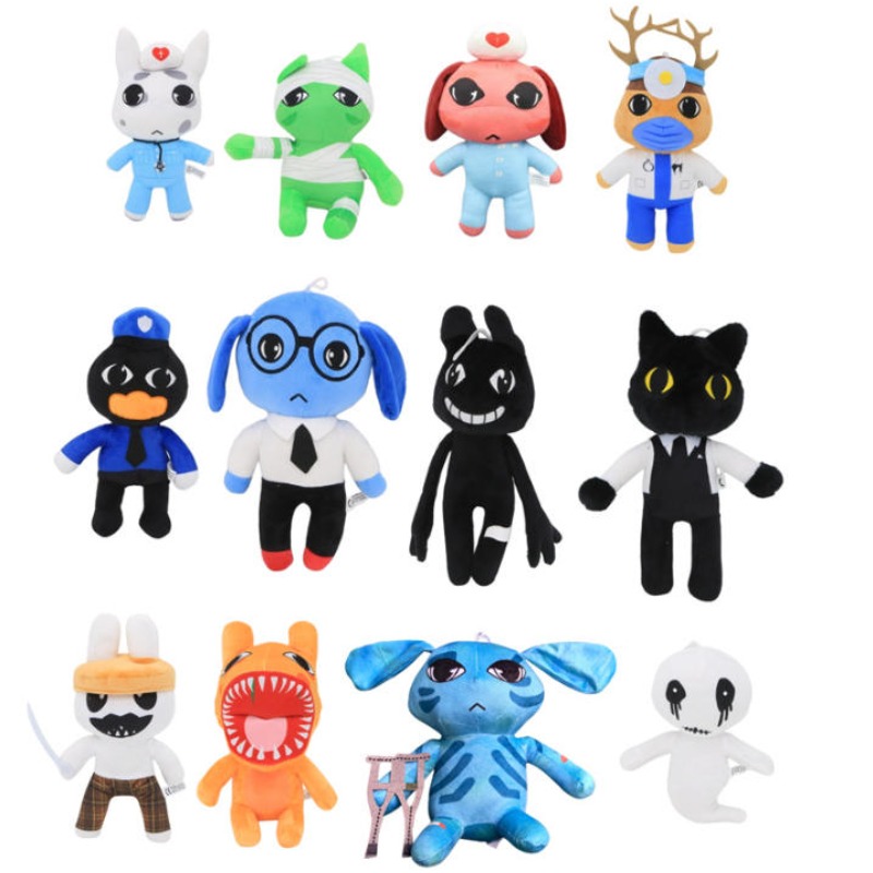 Home Decor Game - Horror Game Animal Hospital Plush Dolls,Soft
