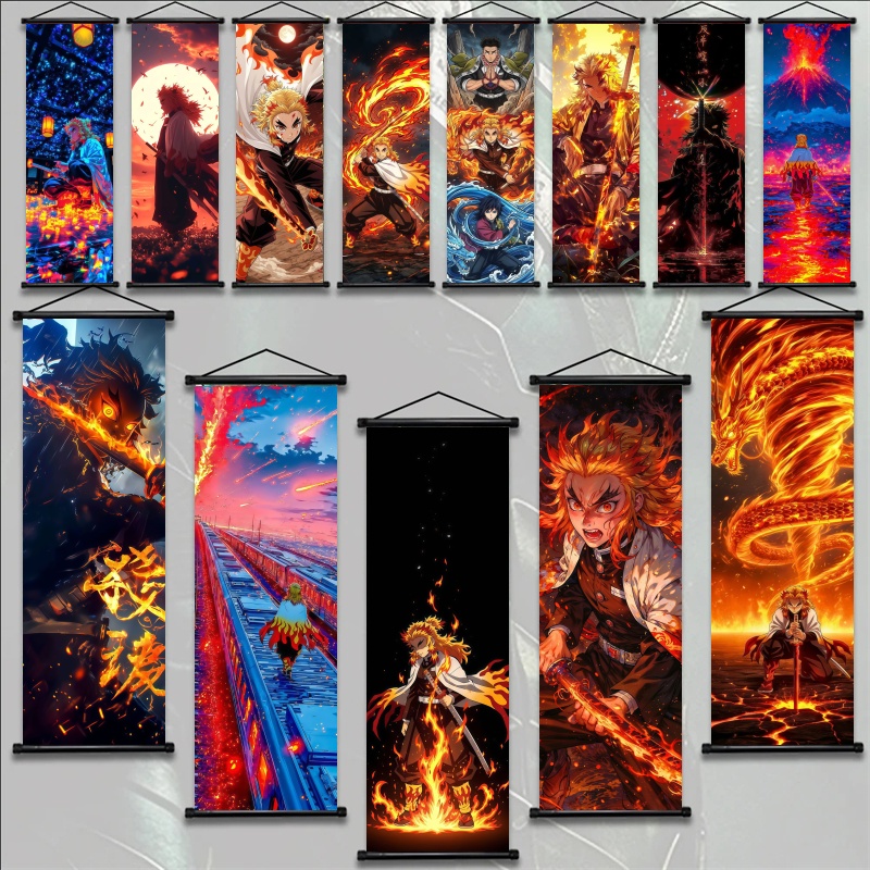 Home Decor Game - Demon Slayer Kyojuro Rengoku HD Print