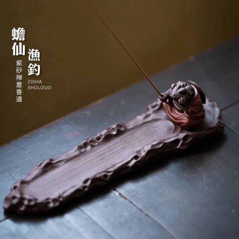 Incense Stick Holder - Mini Tea Pet Immortal Golden Incense