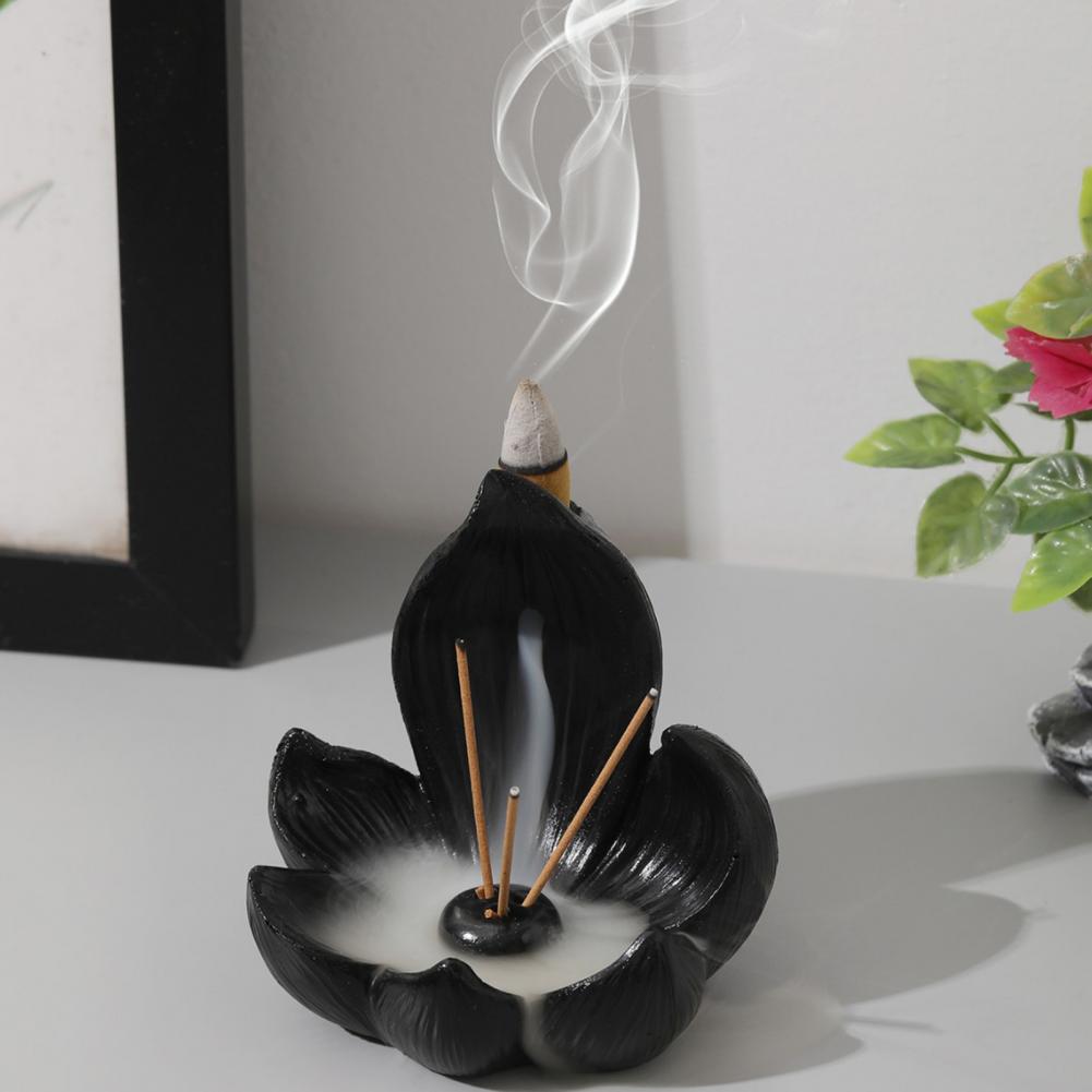 Incense Stick Holder - Lotus Incense Holder Resin Lotus Incense