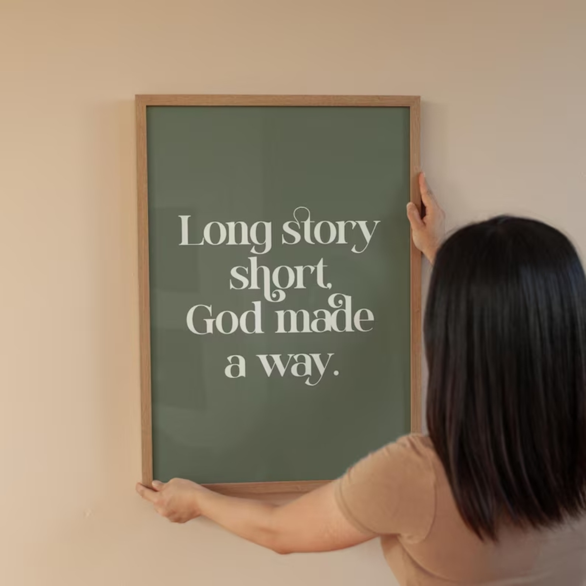 Long Story Short God Made A Wa - đánh giá và giá Home Decor Reviews