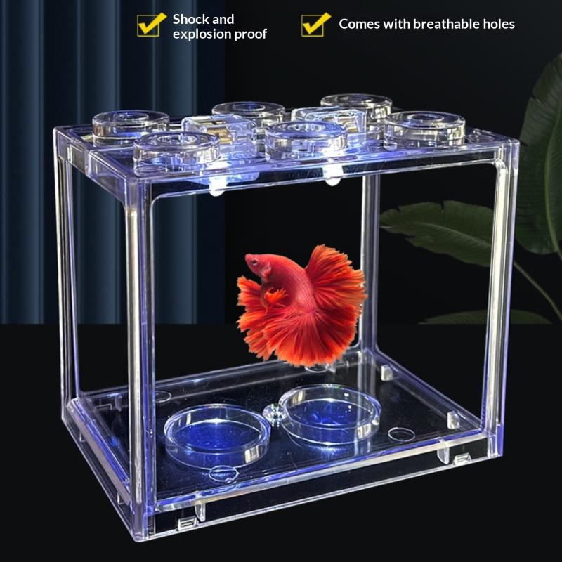 Stackable Mini Fish Tank Acryl - đánh giá và giá Home Decor Habitat
