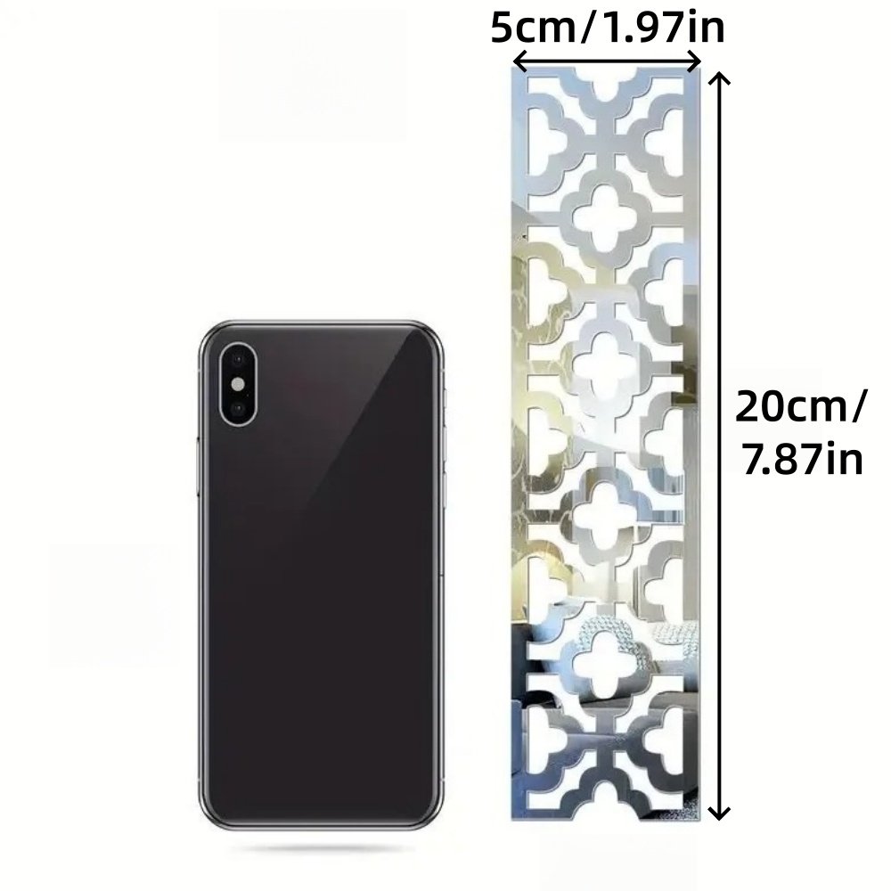12pcs Acrylic Mirror Wall Stic - đánh giá và giá Home Decor Wallpaper