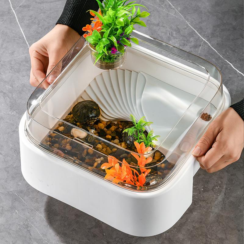 Transparent Turtle Tank Habita - đánh giá và giá Home Decor Habitat