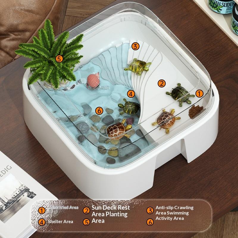 Transparent Turtle Tank Habita - đánh giá và giá Home Decor Habitat