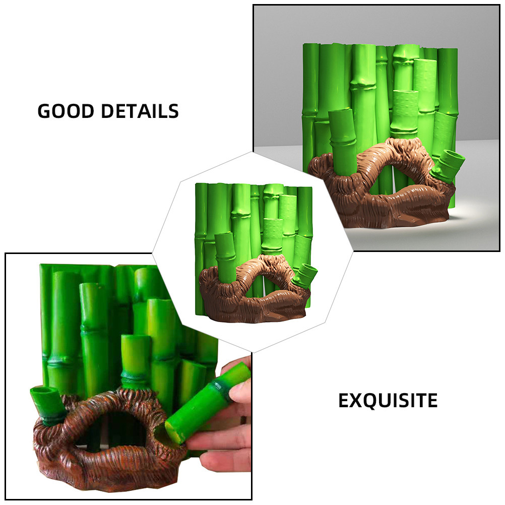 1Pcs 3D Bamboo Resin Fish Tank - đánh giá và giá Home Decor Habitat