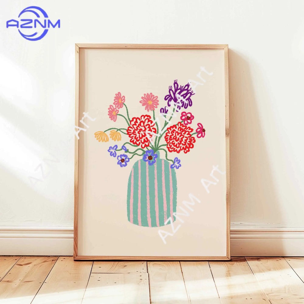 1/3pcs Abstract Flower Vase Pa - đánh giá và giá Home Decor Market