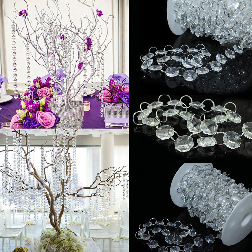 10M Clear Octagonal Acrylic Be - đánh giá và giá String Curtain Light