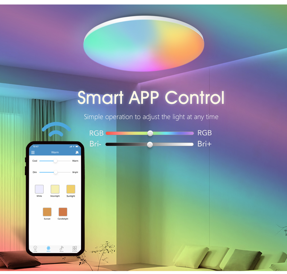 MARPOU Colorful RGB Ceiling La - đánh giá và giá Home Decor Free App