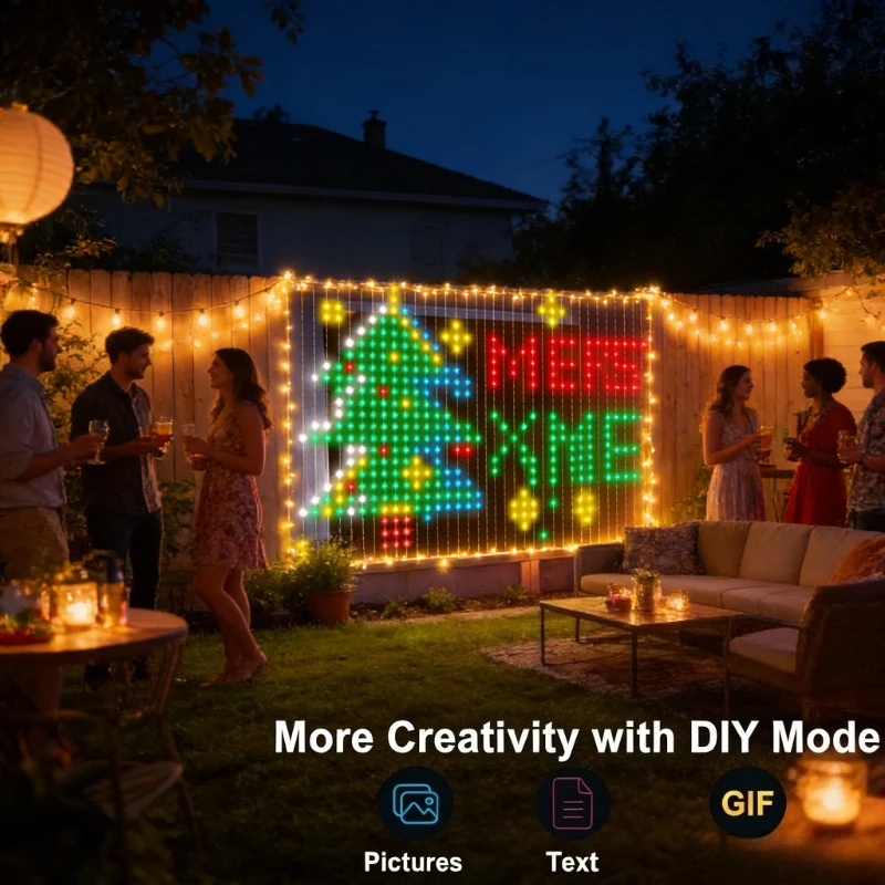Smart 400LED Curtain Lights, M - đánh giá và giá String Curtain Light