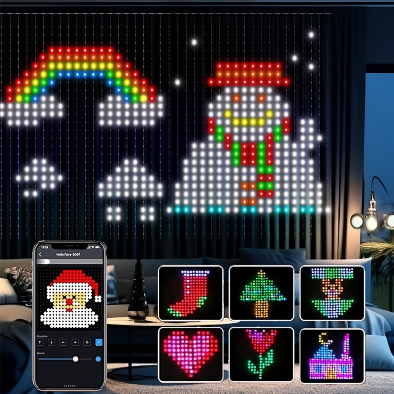 Festive LED Curtain Fairy Ligh - đánh giá và giá String Curtain Light