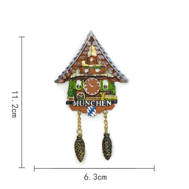 3D Resin Germany Munich Cuckoo - đánh giá và giá Germany Home Decor