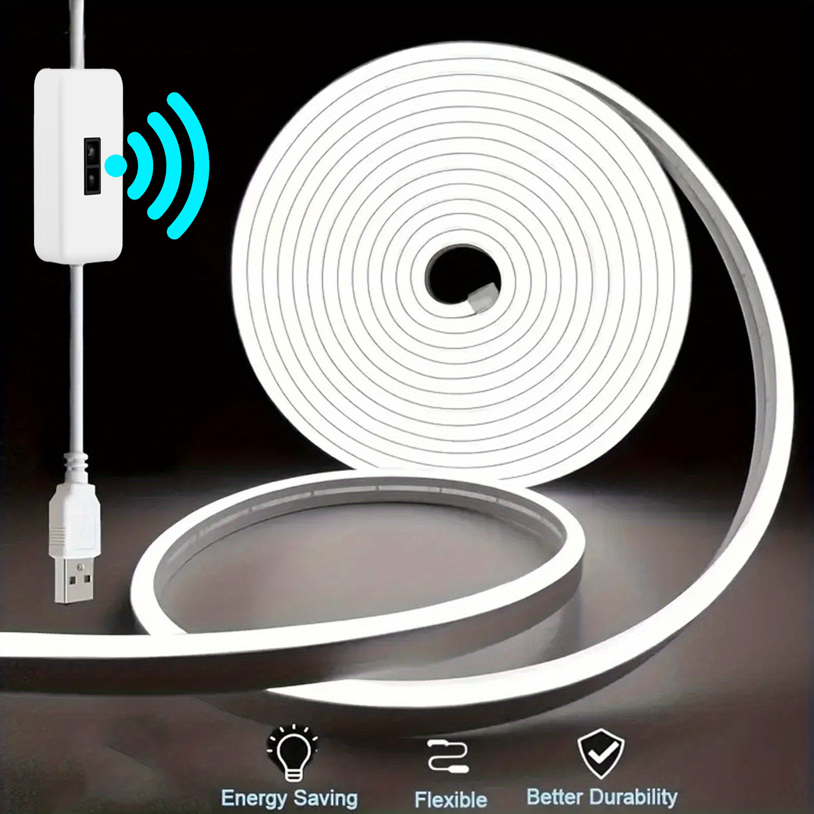 Motion Sensor Neon LED Light S - đánh giá và giá Rope Light Decoration