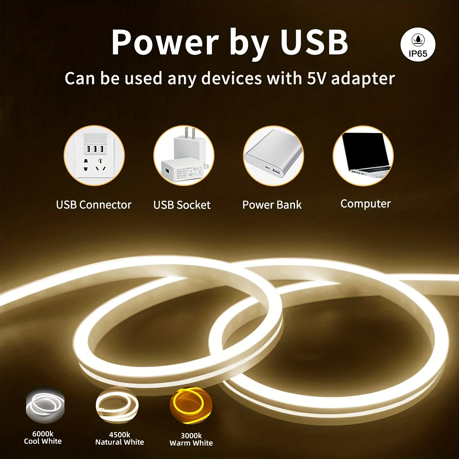 Motion Sensor Neon LED Light S - đánh giá và giá Rope Light Decoration