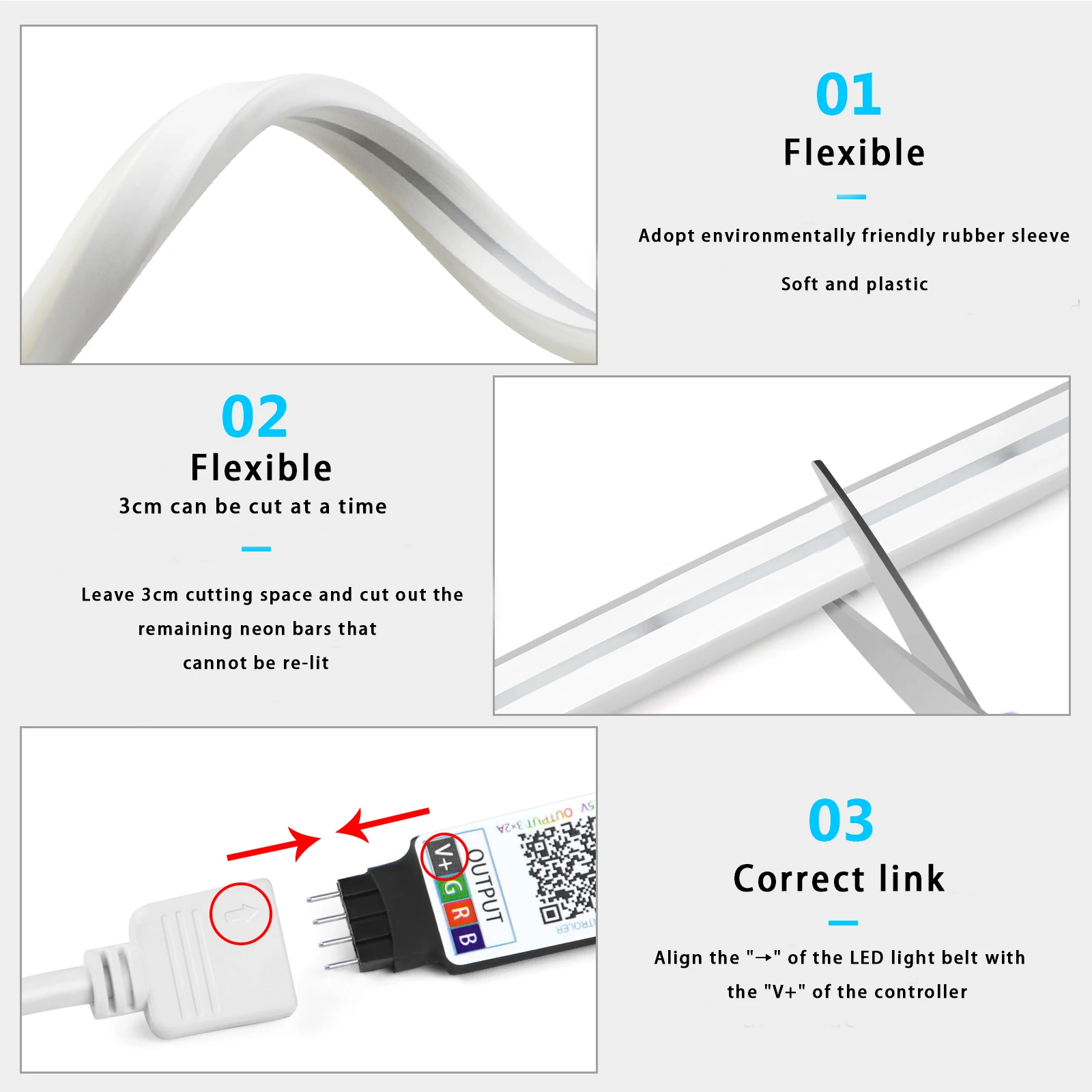 5V USB RGB Neon LED Strip Ligh - đánh giá và giá Home Decor Free App