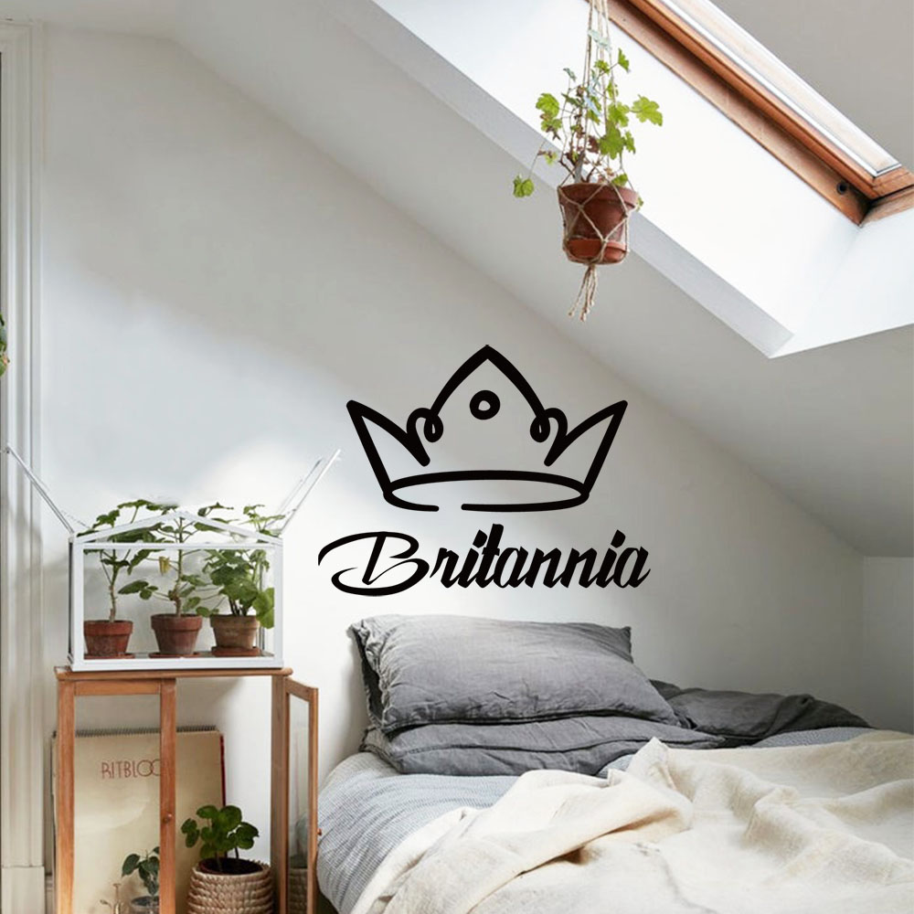 1PC Romantic Crown Customizabl - đánh giá và giá Home Decor Wallpaper