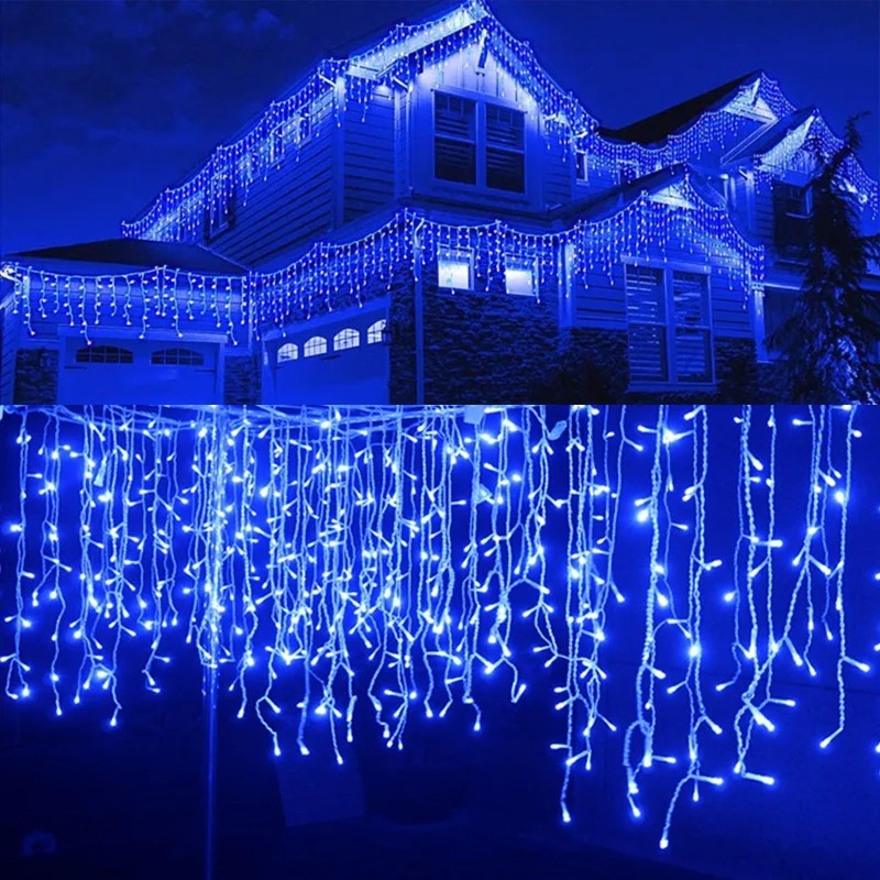 Christmas Icicle String Lights - đánh giá và giá String Curtain Light
