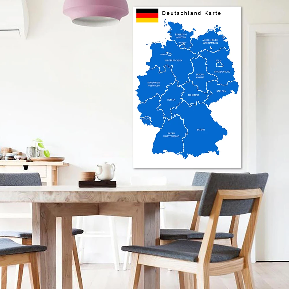 100*150 Cm Các Đức Bản Đồ Chín - đánh giá và giá Germany Home Decor