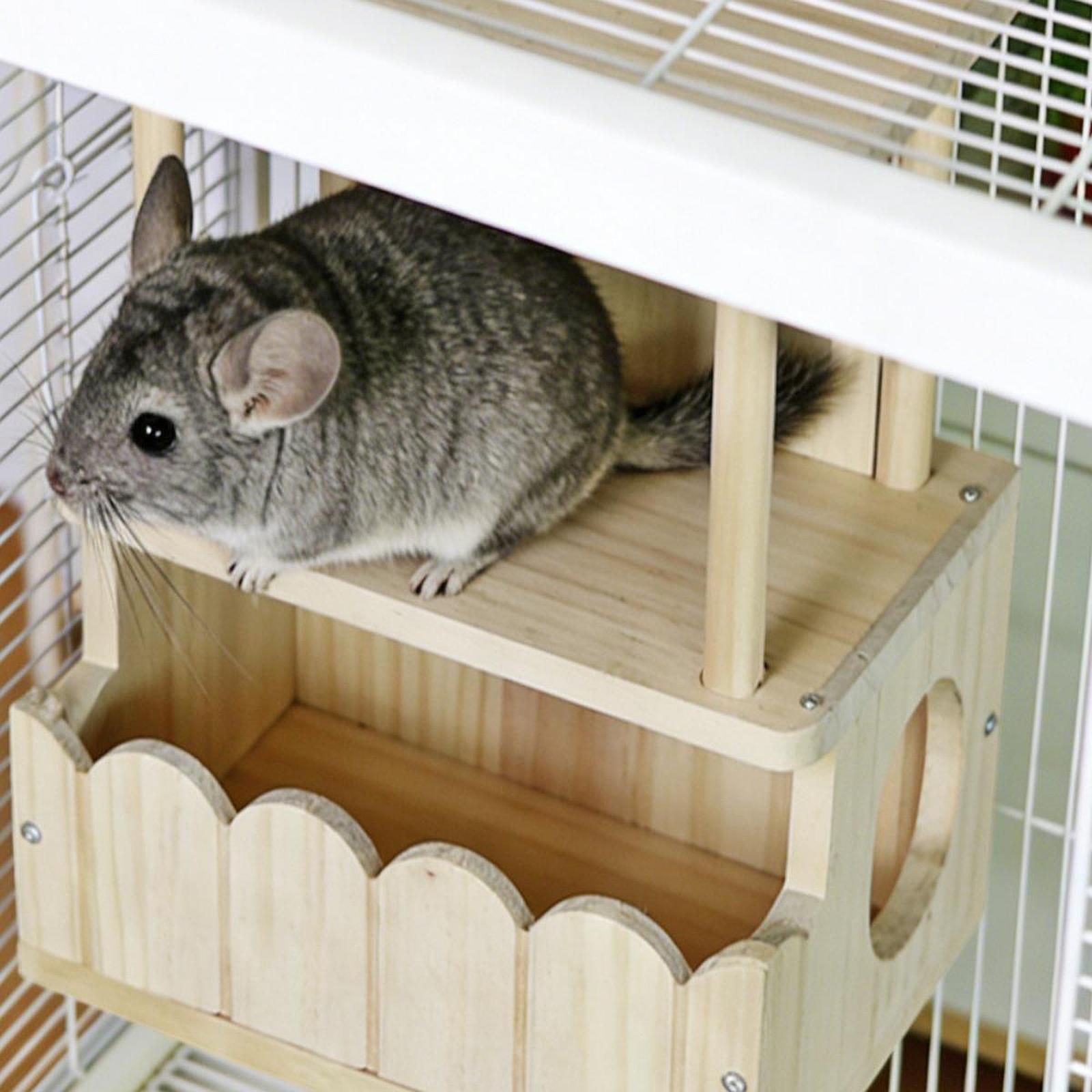 Chinchillas House Wooden Hideo - đánh giá và giá Home Decor Habitat