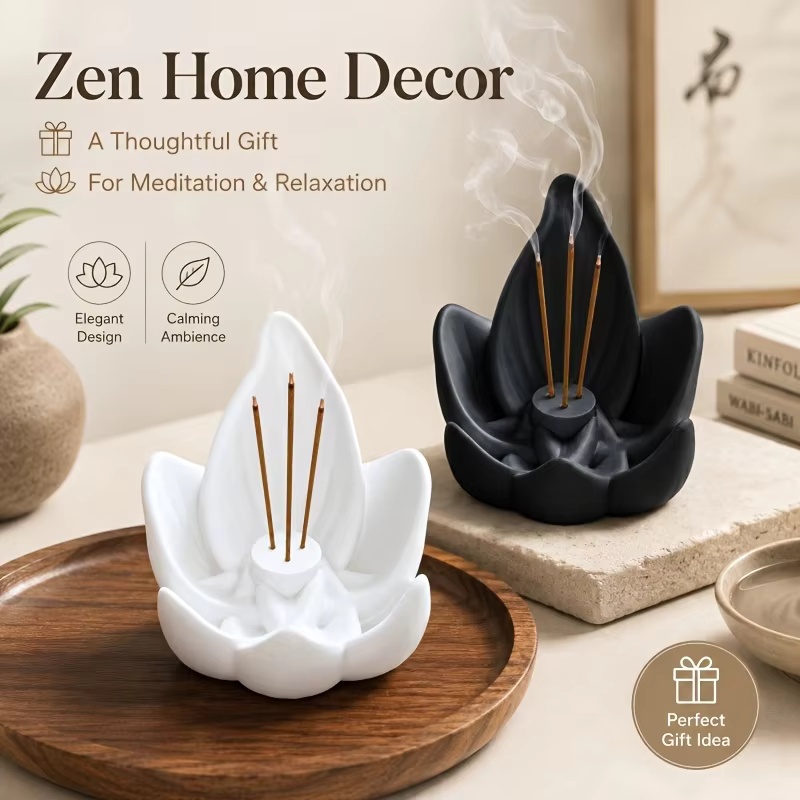 Zen Chinese Style Lotus Incens - đánh giá và giá Incense Stick Holder