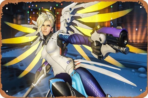 Overwatch, Mercy Game Poster H - đánh giá và giá Home Decor Game
