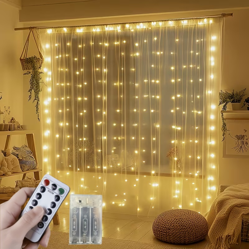 3M-6M Christmas Decoration Rem - đánh giá và giá String Curtain Light