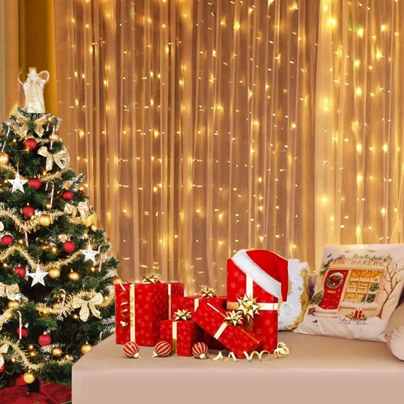 3M-6M Christmas Decoration Rem - đánh giá và giá String Curtain Light