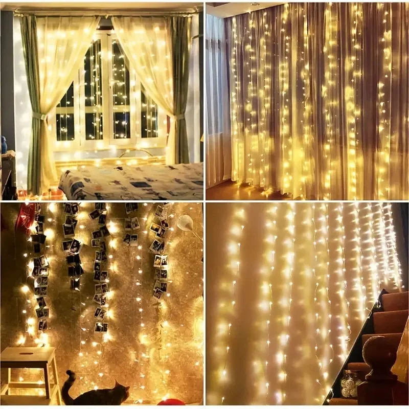 3M-6M Christmas Decoration Rem - đánh giá và giá String Curtain Light