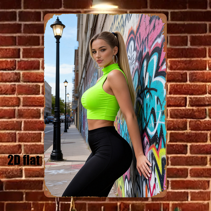 2D Vintage Metal Sign Street A - đánh giá và giá Home Decor Game