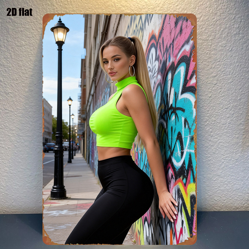 2D Vintage Metal Sign Street A - đánh giá và giá Home Decor Game