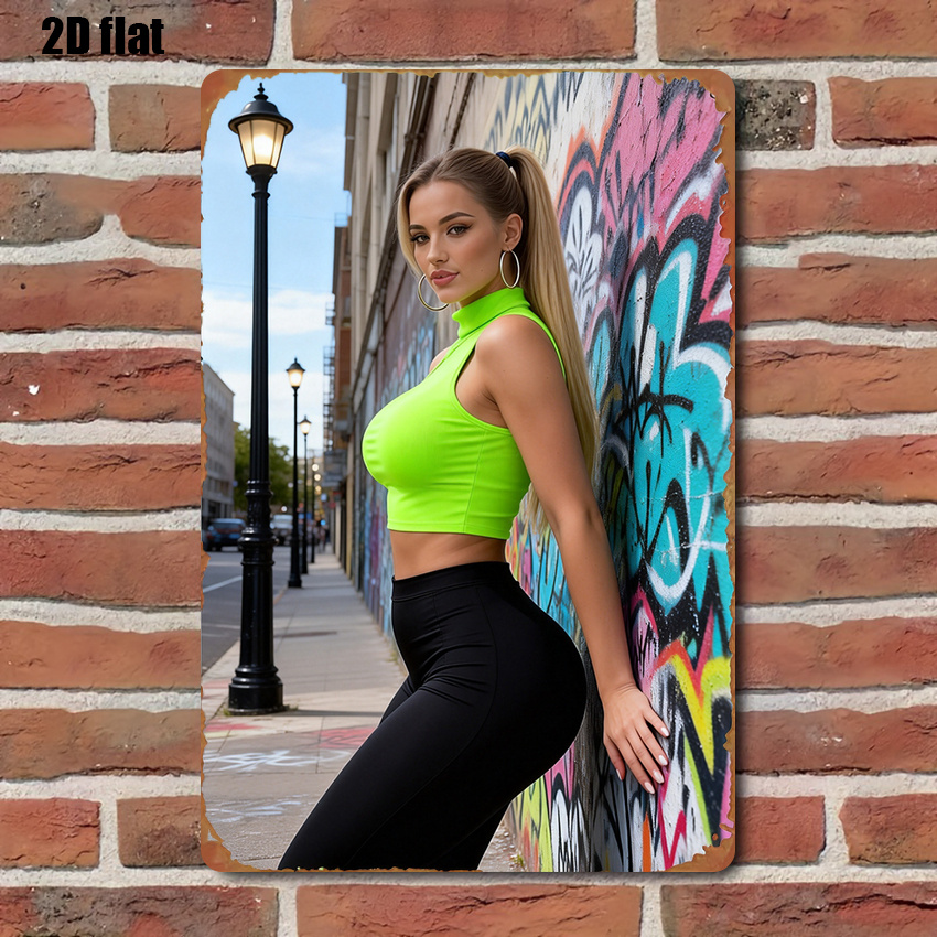 2D Vintage Metal Sign Street A - đánh giá và giá Home Decor Game