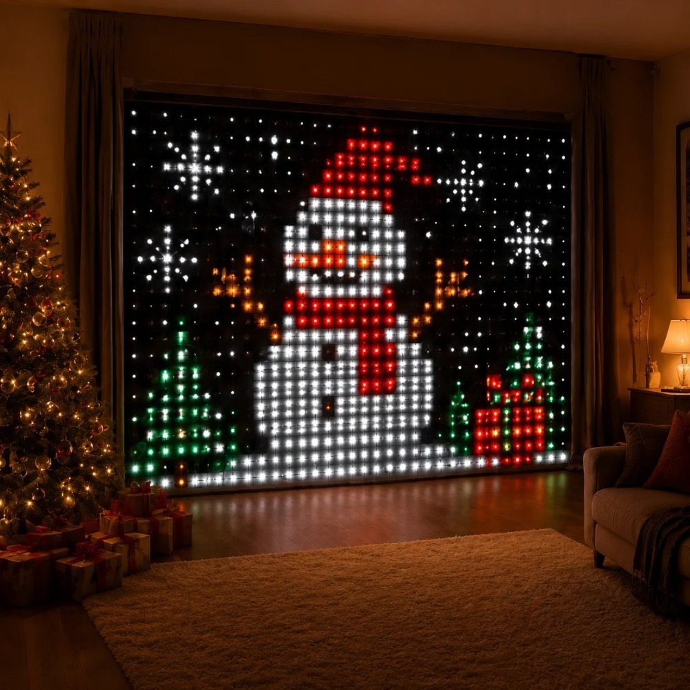 Smart RGB LED Curtain Lights B - đánh giá và giá String Curtain Light
