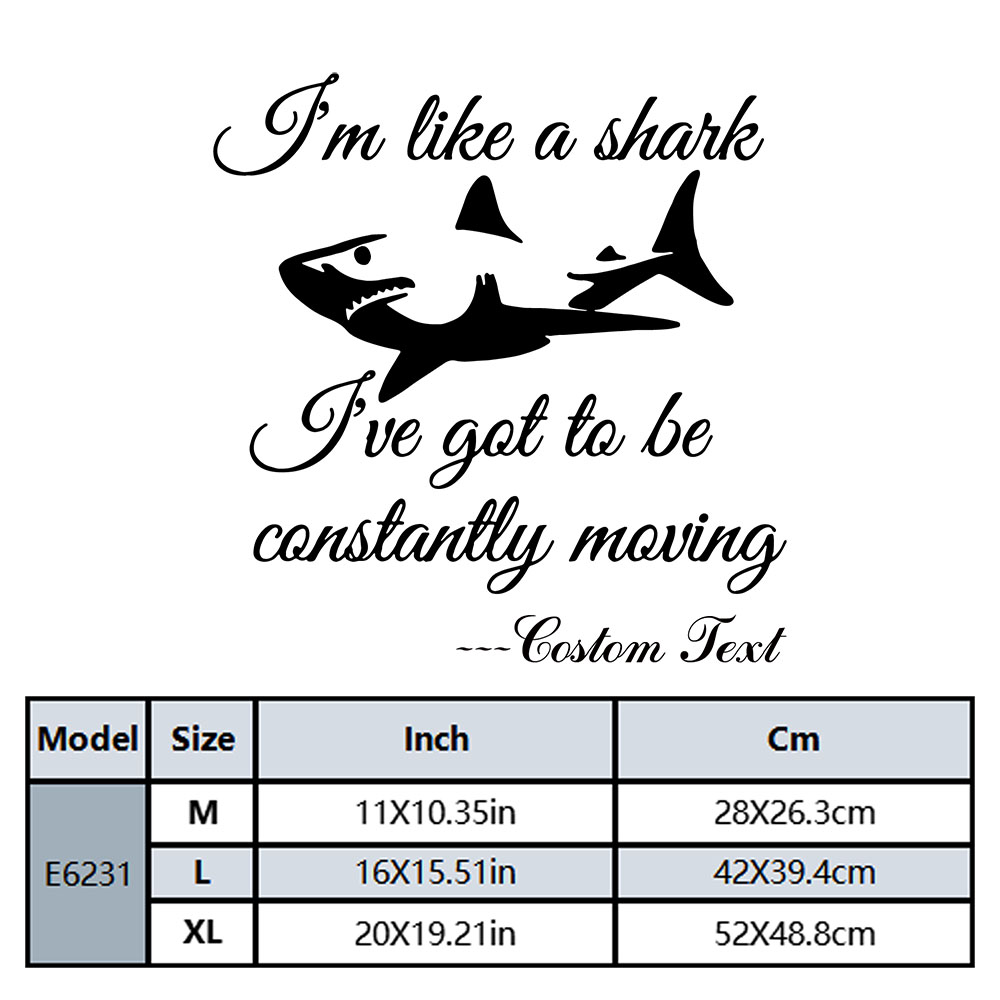 1PC NEW Shark Custom Name Self - đánh giá và giá Home Decor Wallpaper