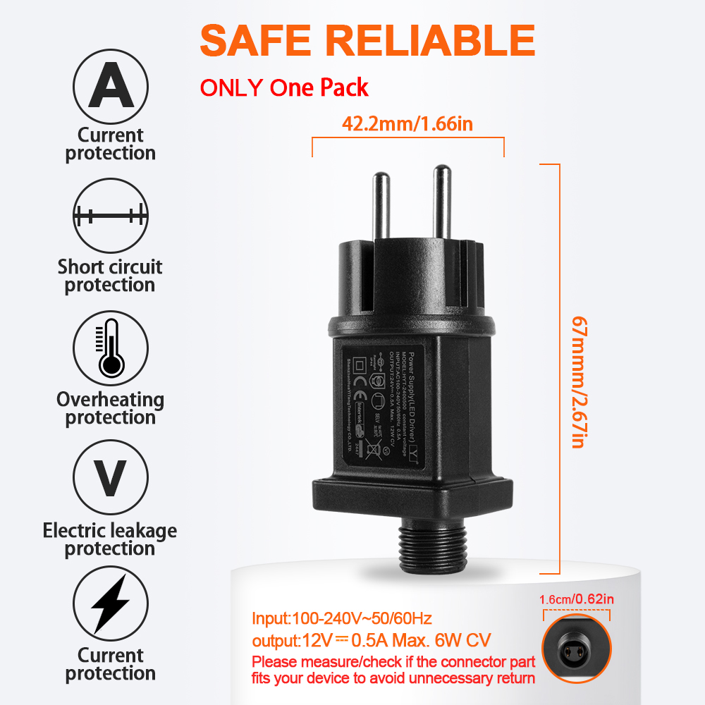 24V 12V LED Transformer Replac - đánh giá và giá String Curtain Light
