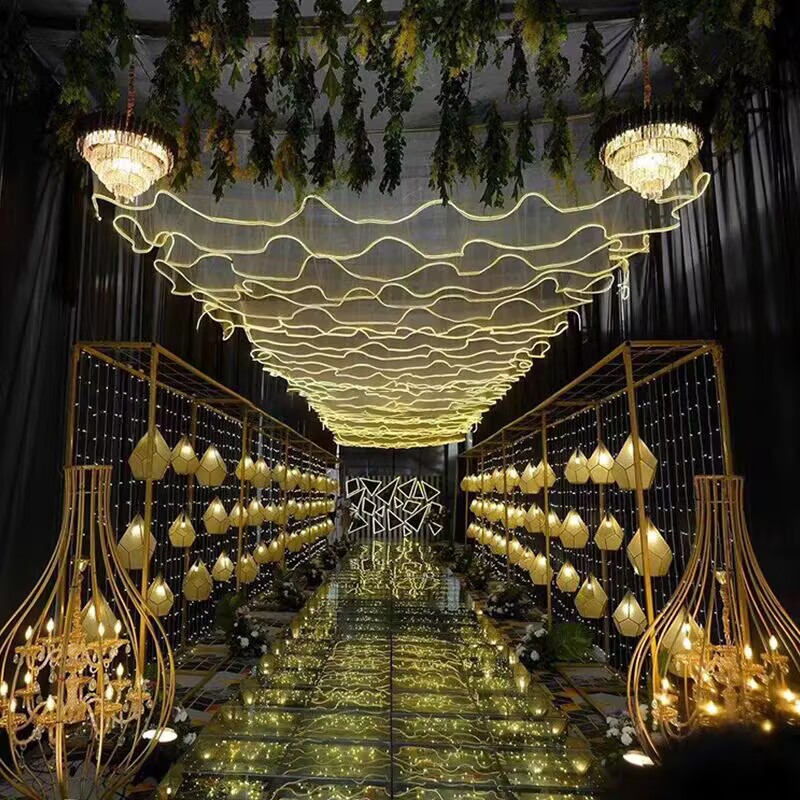Wedding Ceiling Decoration Out - đánh giá và giá String Curtain Light