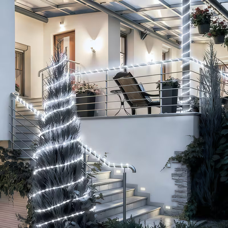 Solar Rope Lights 50/100 LED W - đánh giá và giá Rope Light Decoration