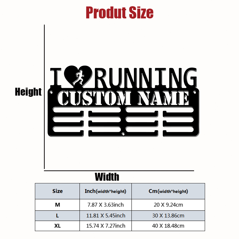 Custom I Love Running Metal Me - đánh giá và giá Home Decor For Wedding
