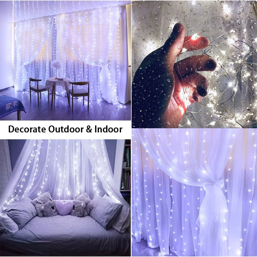 USB LED Curtain String Light C - đánh giá và giá String Curtain Light