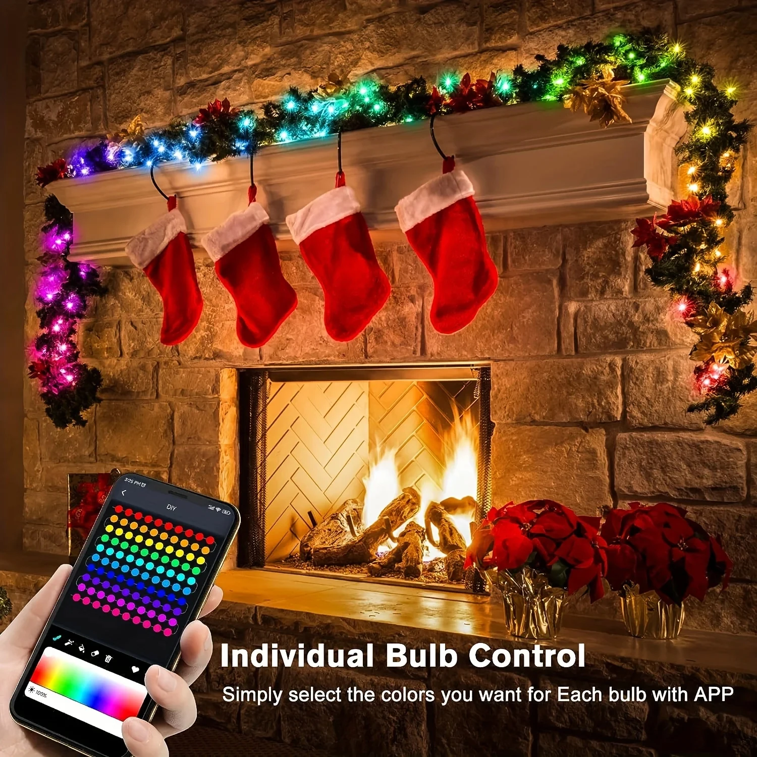 Dream Color WS2812B LED String - đánh giá và giá Home Decor Free App