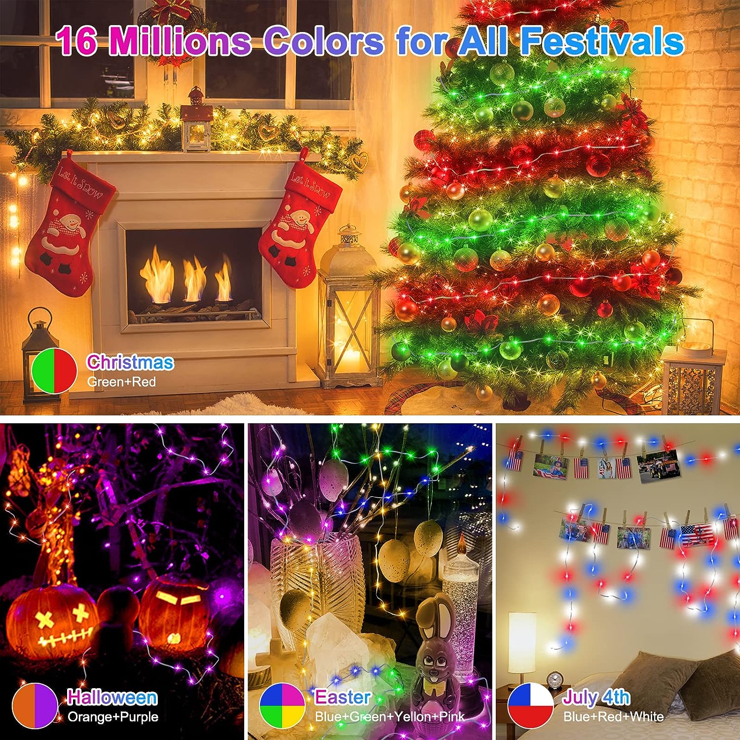 Dream Color WS2812B LED String - đánh giá và giá Home Decor Free App