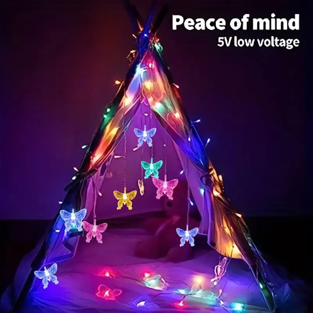 LED Butterfly Curtain String L - đánh giá và giá String Curtain Light