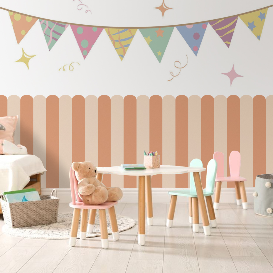 Multicolor Vertical Striped Ar - đánh giá và giá Home Decor Game