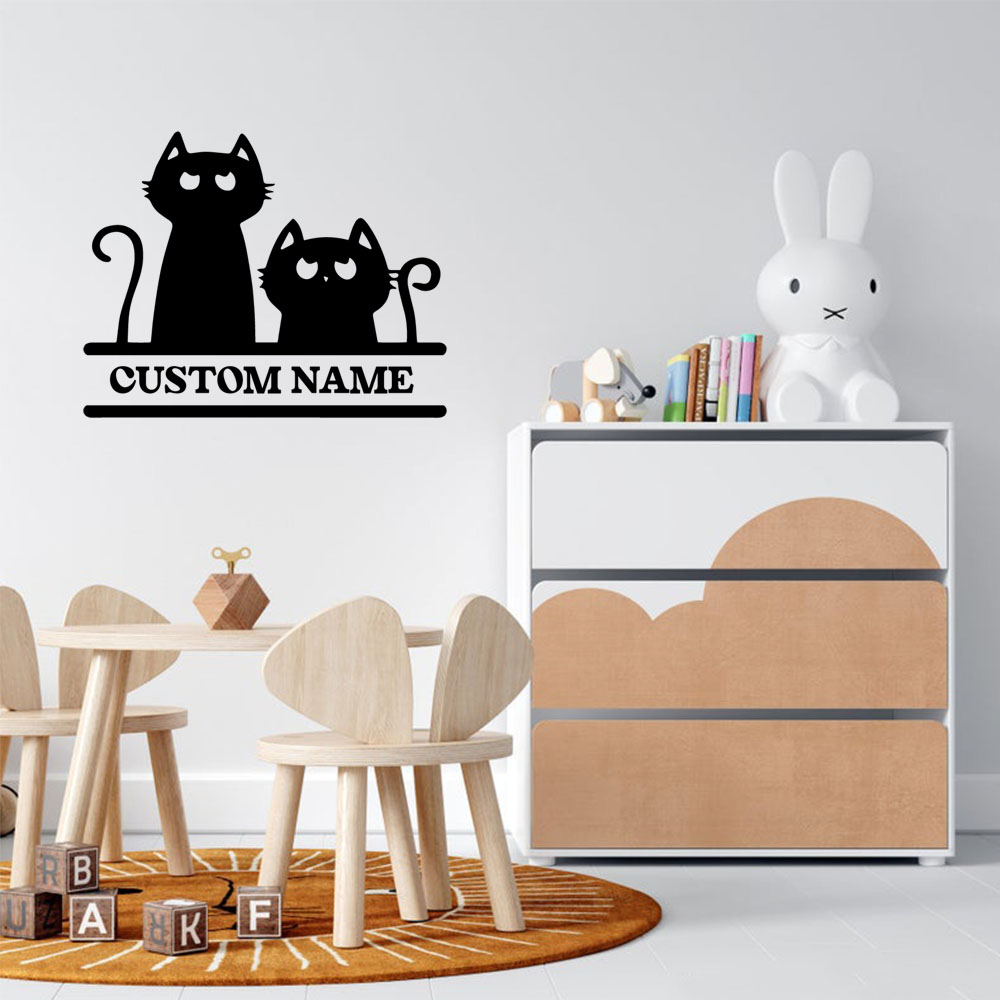 1PC Cartoon Cat Customizable T - đánh giá và giá Home Decor Wallpaper